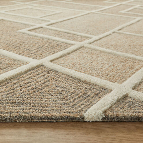 Sachin 130 X 94 inch Grey/ Neutral Rug in 8 x 11