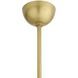 Kathleen 1 Light 13 inch Antique Brass Pendant Ceiling Light