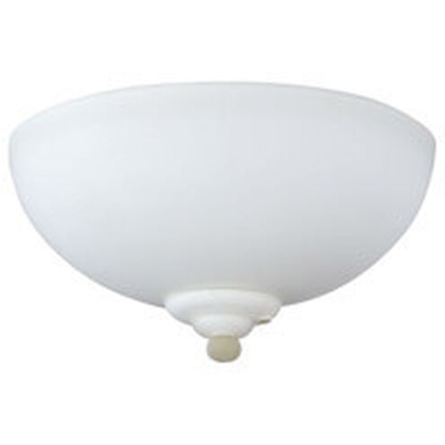 Universal 2 Light White Frost Fan Bowl Light Kit