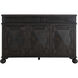 Ezekiel 67 X 18 inch Cerused Forest Black and Antique Bronze Sideboard