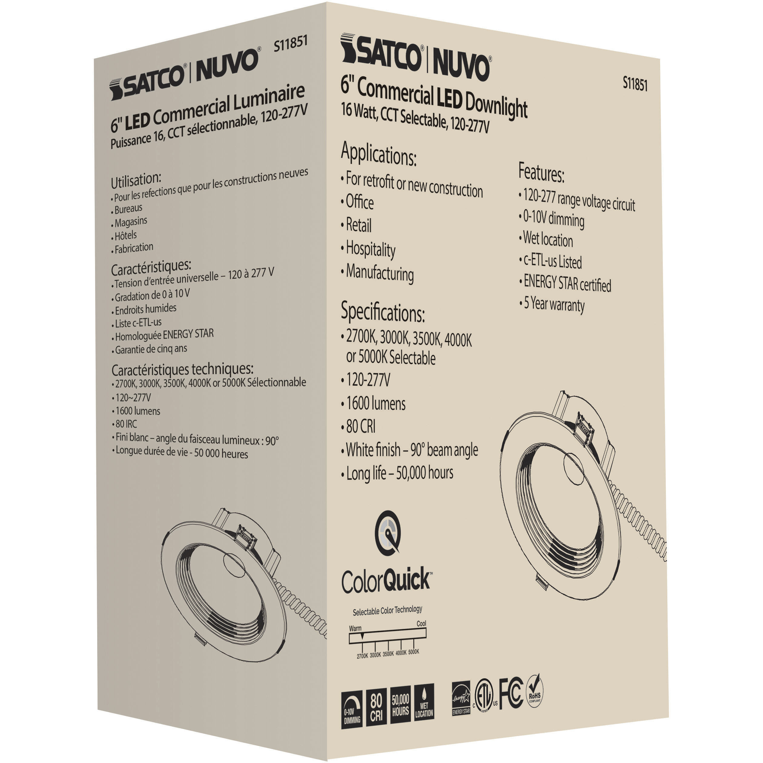 Edgewood Integrated White Recessed