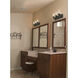 Savannah 3 Light 23 inch Bronze Vanity Wall Light