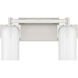 Caldwell 2 Light 14.75 inch Satin Nickel Bathroom Vanity Light Wall Light