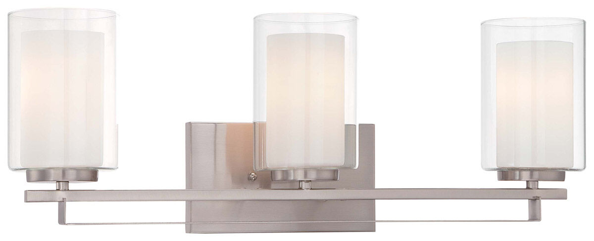 Parsons Studio 3 Light 24 inch Brushed Nickel Bath Bar Wall Light