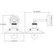 Marshall 1 Light 10 inch Satin Nickel Vanity Light Wall Light