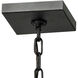 Meditterano 1 Light 5 inch Matte Black Outdoor Pendant