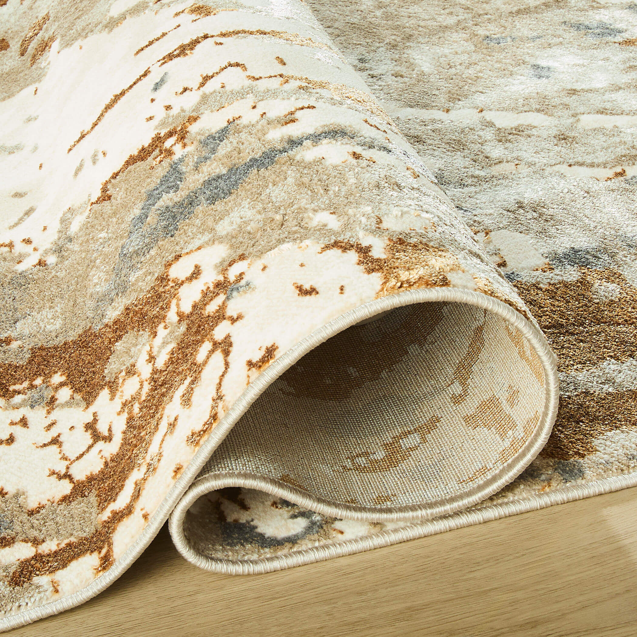 Melet 36 X 24 inch Gold Rug in 2 x 3