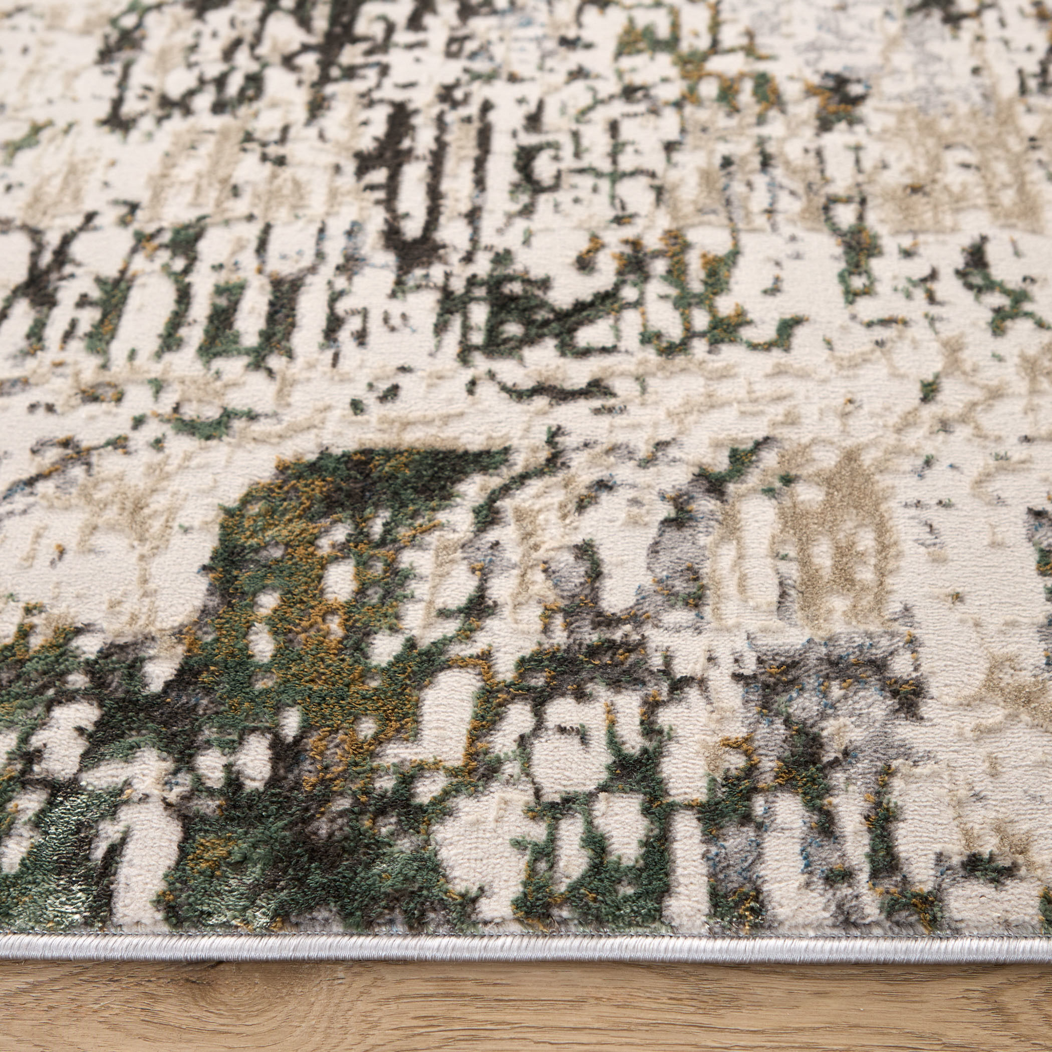 Zaria 114 X 79 inch Mineral Tones Rug in 6 x 9