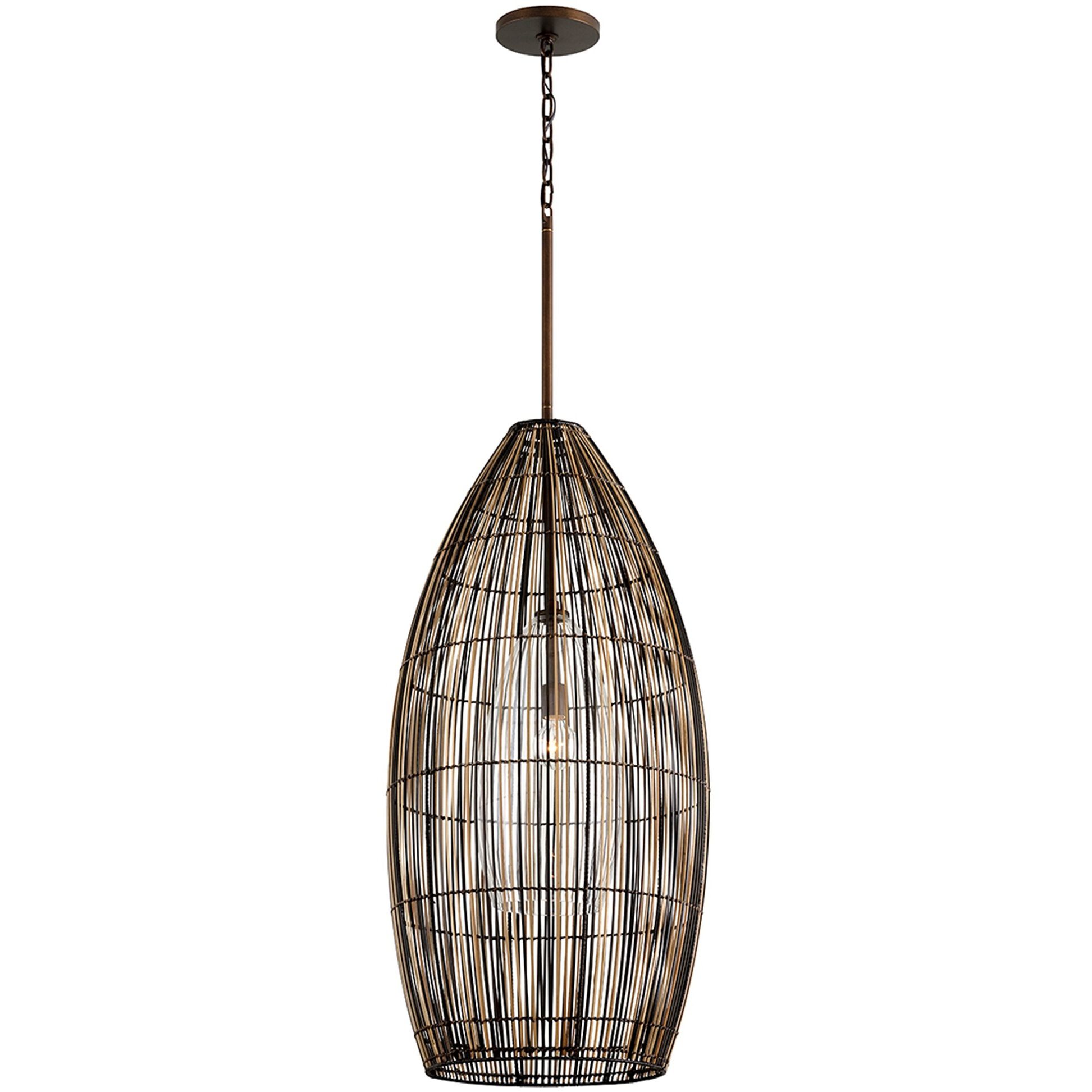 Holden 1 Light 21.5 inch Textured Bronze Pendant Ceiling Light