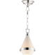 Giza 1 Light 7.5 inch Polished Nickel Mini Pendant Ceiling Light