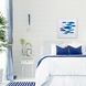 Waterside Collection Blue Framed Art