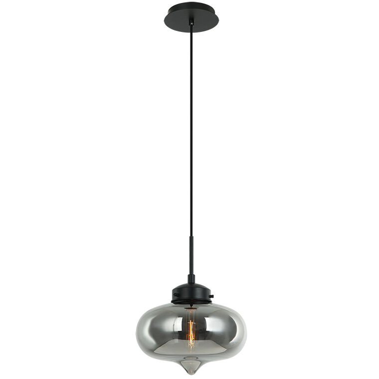 Irresistible Organic Charm 1 Light 10.25 inch Smoke Pendant Ceiling Light