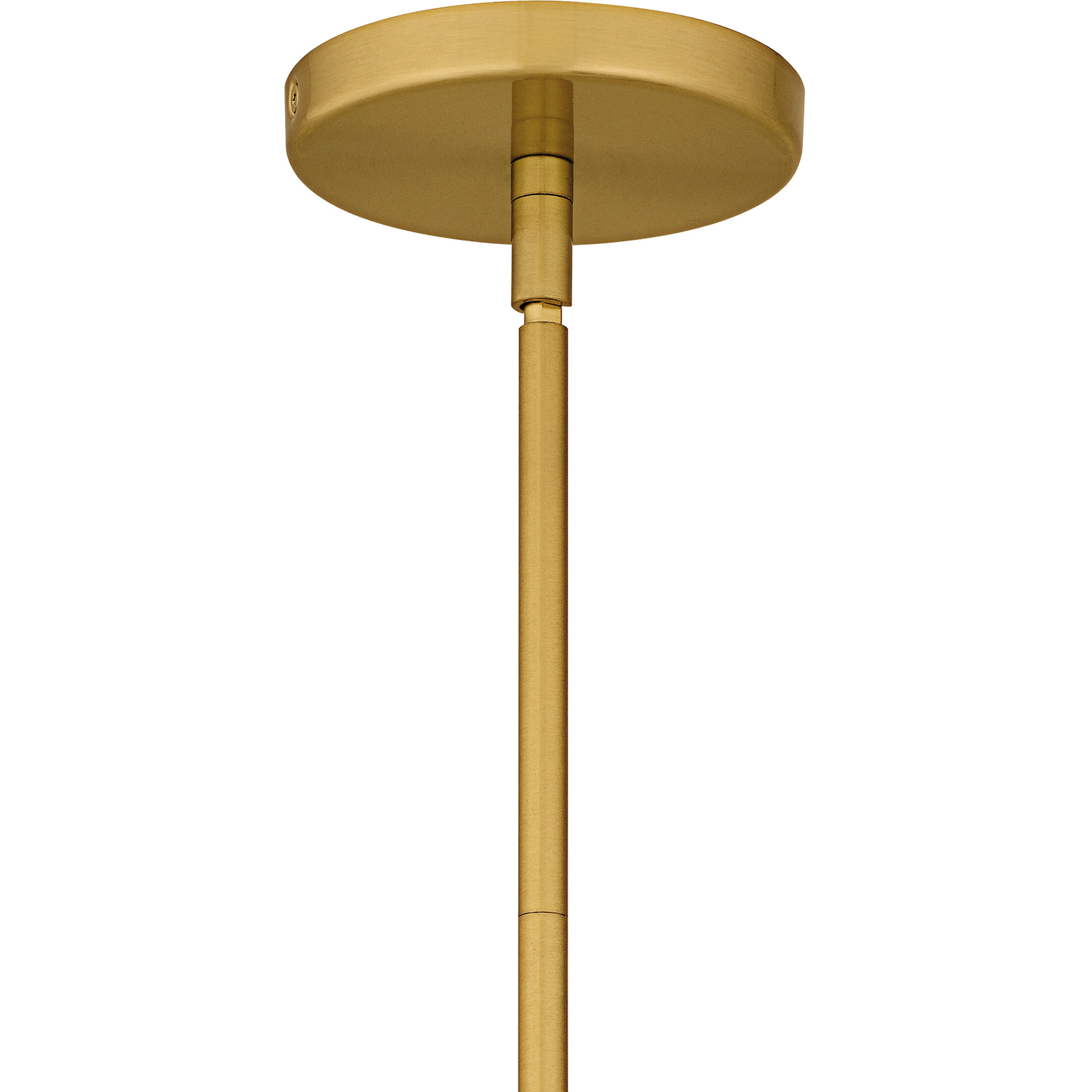 Eslinger 1 Light 10 inch Brushed Gold Mini Pendant Ceiling Light, Small