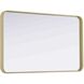 Remy 40 X 24 inch Brass Mirror
