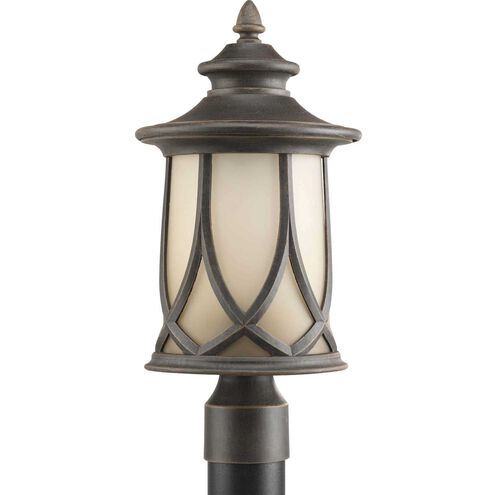 Resort 1 Light 17 inch Aged Copper Outdoor Post Lantern