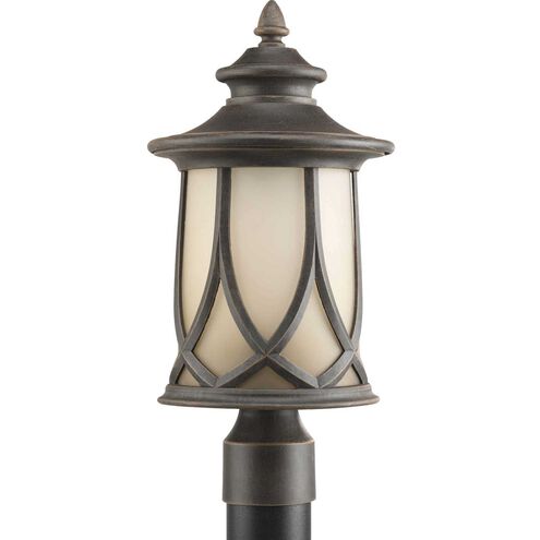 Resort 1 Light 17 inch Aged Copper Outdoor Post Lantern 