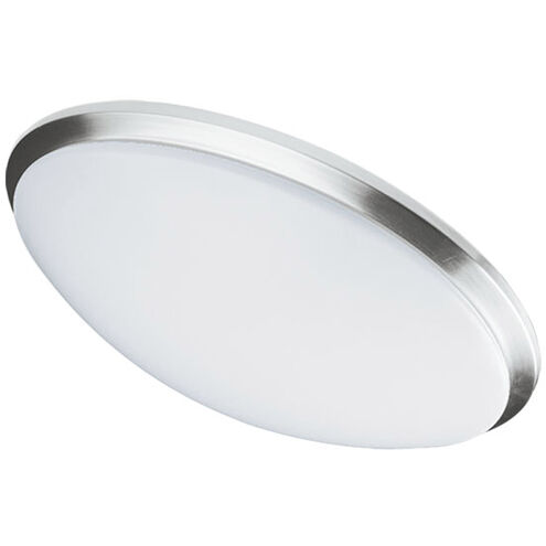 Modern LED 11 inch Satin Chrome Flush Mount Ceiling Light