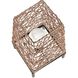 Imus 27 inch 7 watt Natural with Black Outdoor Table Lamp