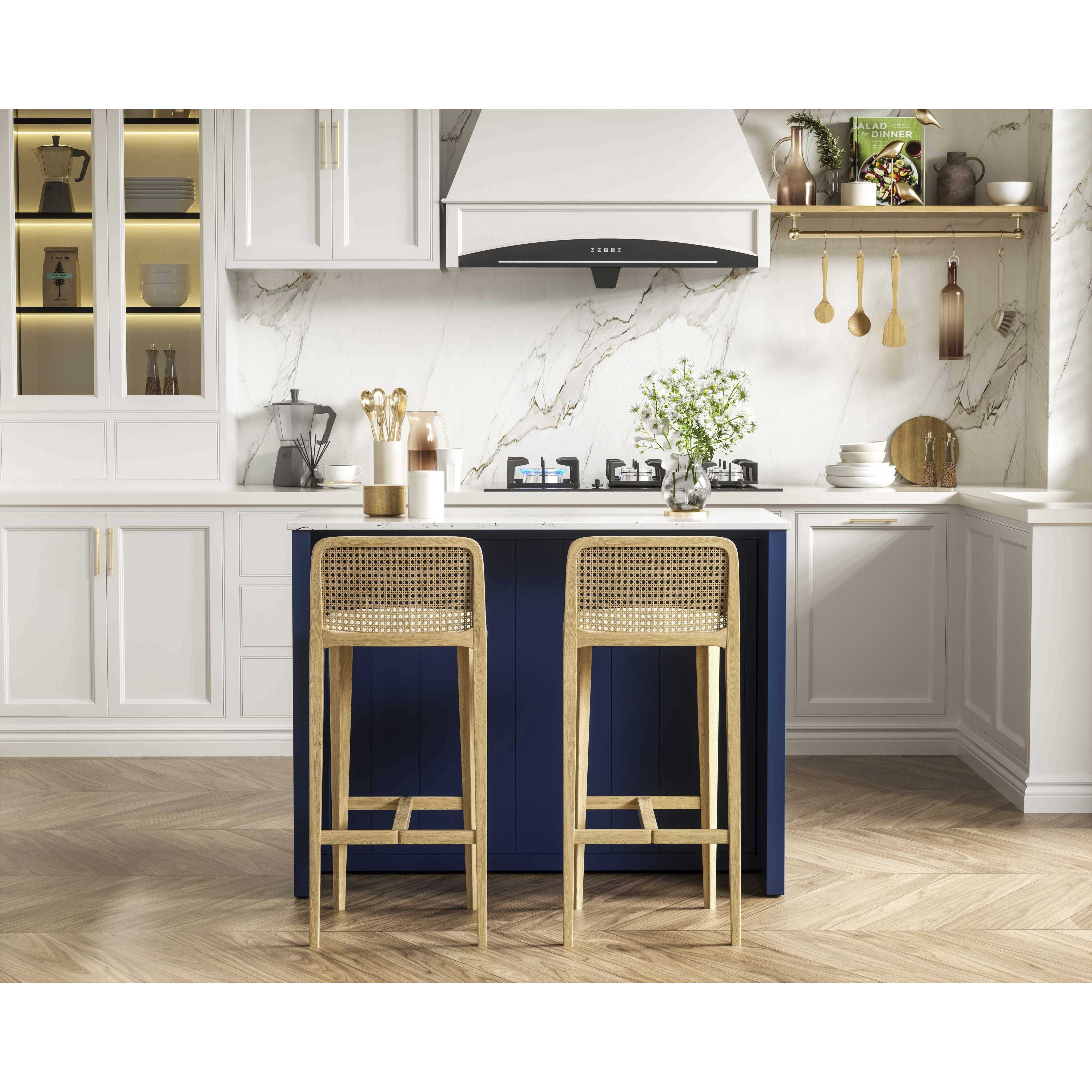 Porter Blue Kitchen Island in 48 in