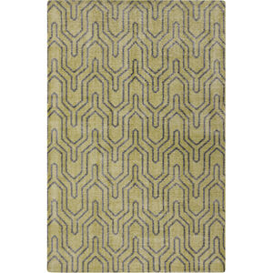 Zahra 102 X 66 inch Lime, Black Rug