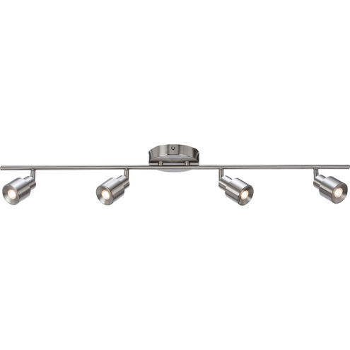 Chappelle 4 Light 120V Satin Nickel Fixed Rail Ceiling Light 