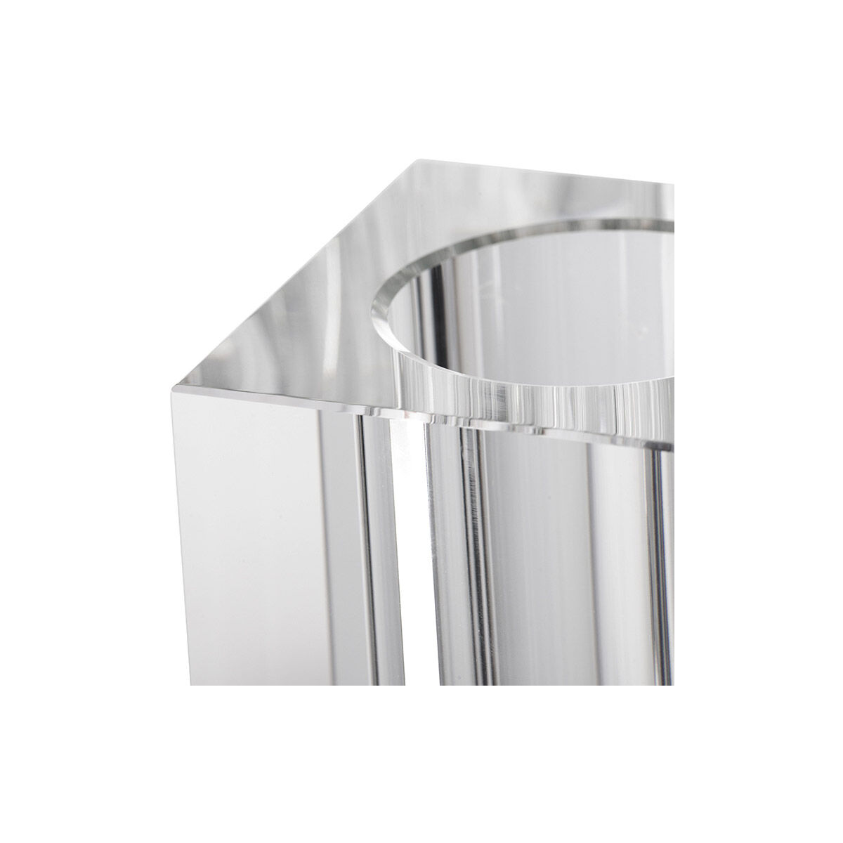 Transparent 9.8 X 3.9 inch Vase in Clear