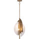 Saint Martin 4 Light 14 inch Ashen Gold Pendant Ceiling Light