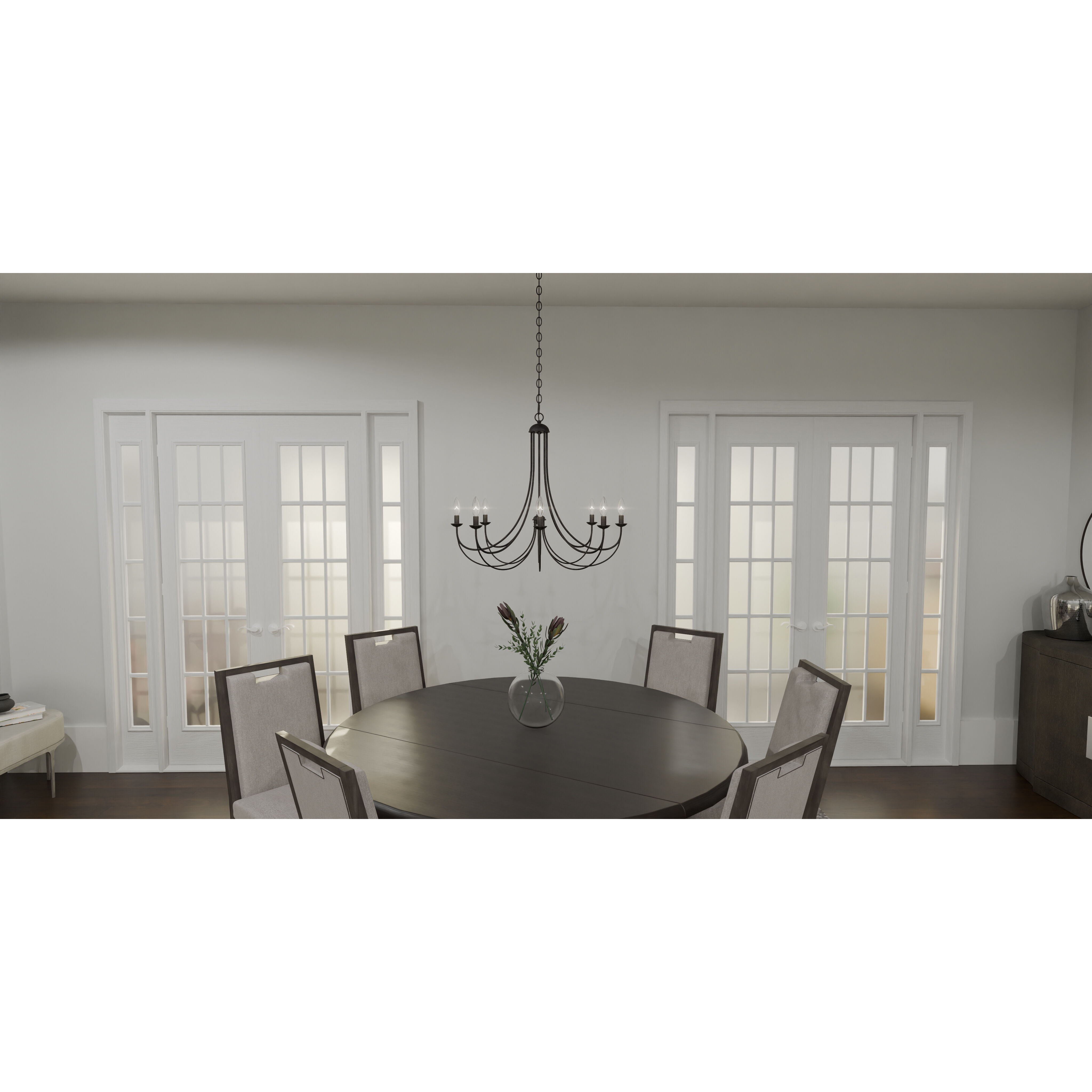 Mirren 9 Light 30 inch Imperial Bronze Chandelier Ceiling Light