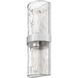 Meridian 2 Light 6 inch Brushed Nickel Wall Sconce Wall Light