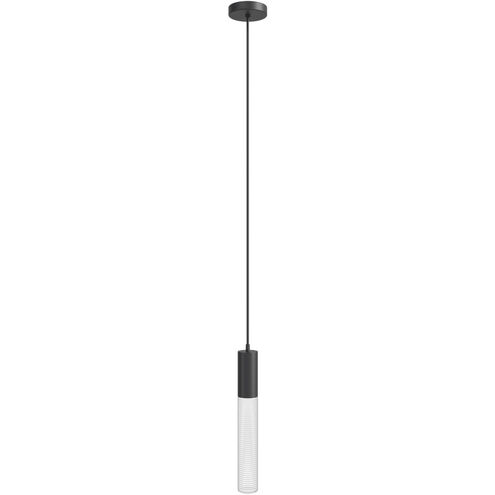 Strand LED 6 inch Black Pendant Ceiling Light
