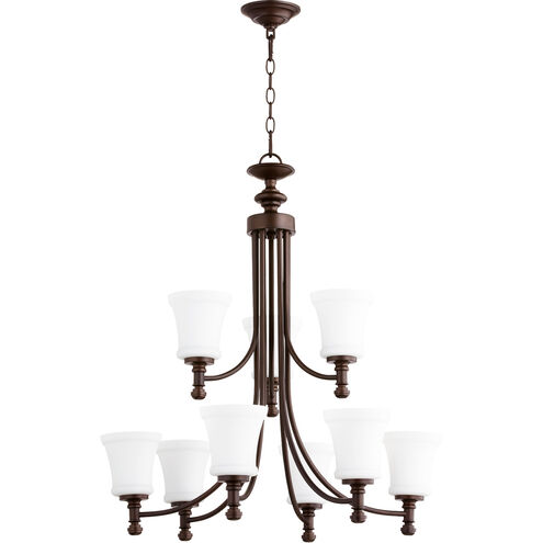 Rossington 9 Light 30 inch Oiled Bronze Chandelier Ceiling Light