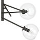 Farling 6 Light 44 inch Matte Black Chandelier Ceiling Light, Extra Large