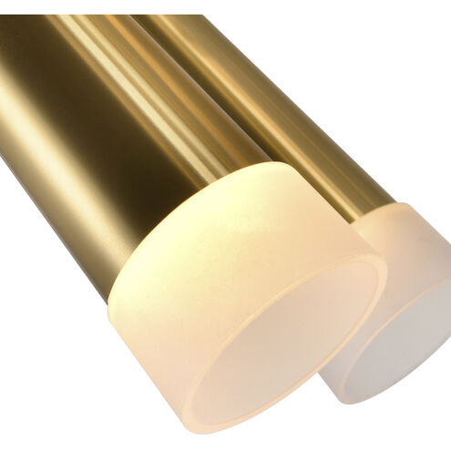 Andes LED 20 inch Satin Gold Multi Light Pendant Ceiling Light