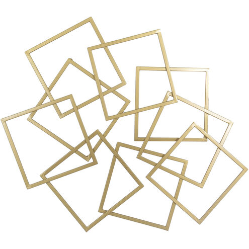 Quad Gold Wall Art