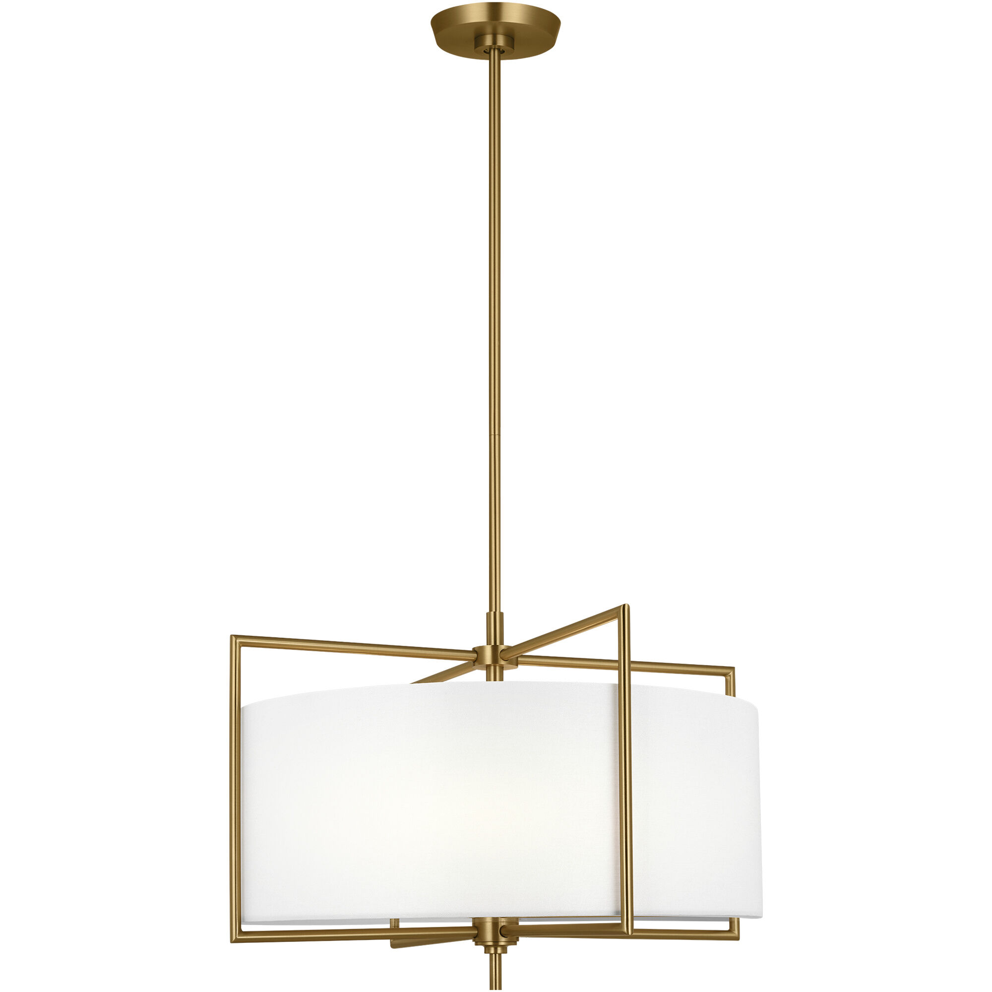 C&M by Chapman & Myers Perno Pendant Ceiling Light in Burnished Brass