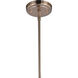 Madison LED 35.5 inch Architectural Bronze and Natural Brass Chandelier Ceiling Light