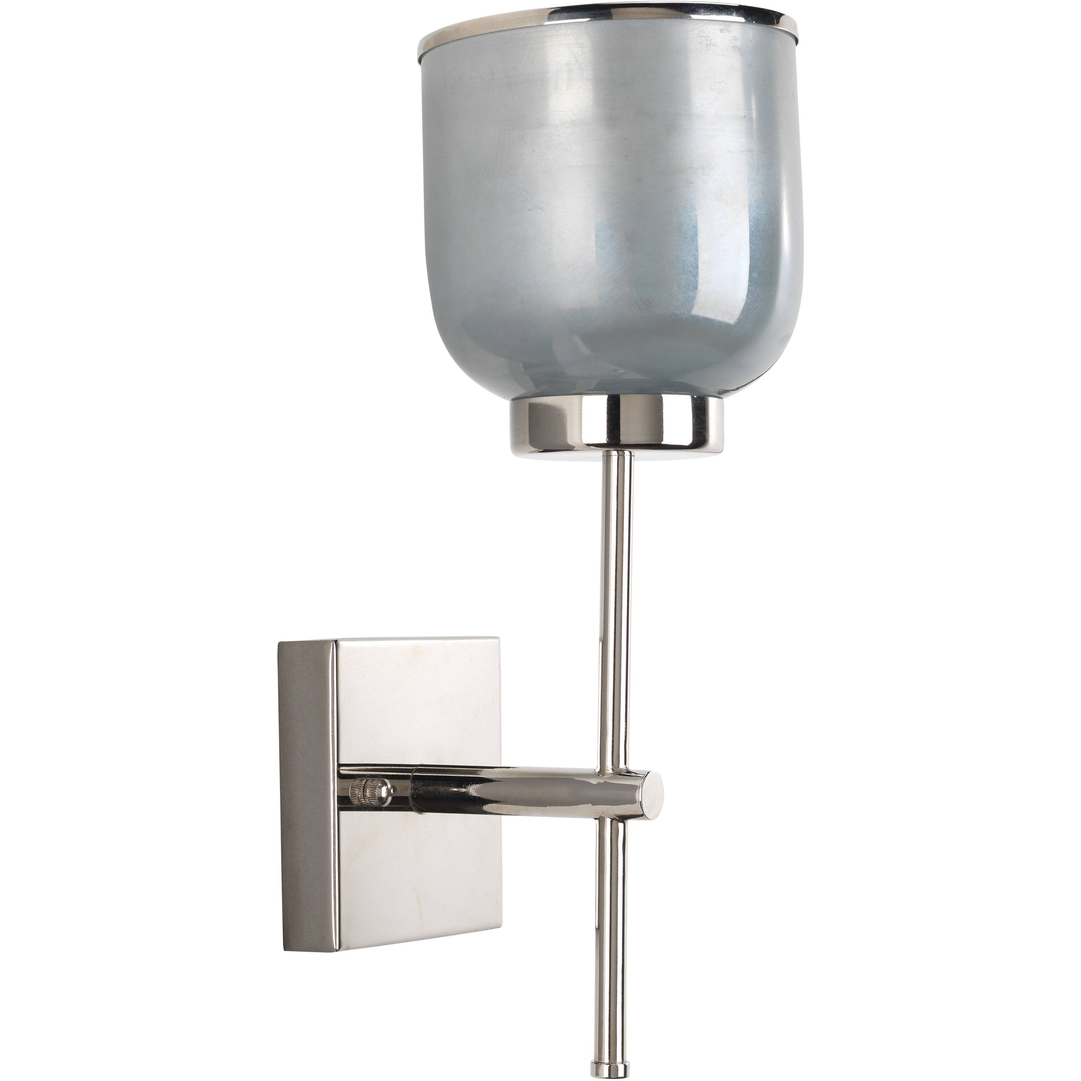 Vapor 1 Light 6 inch Opal & Nickel Wall Sconce Wall Light