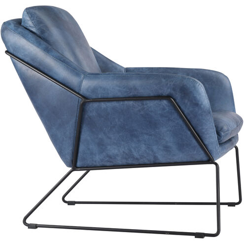Greer Blue Club Chair