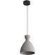 Aethera Pendant Ceiling Light in Grey Cement