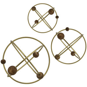 Anita Brown and Gold Decorative Ball