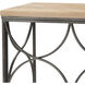 Billings 43 X 14 inch Natural with Black Console Table