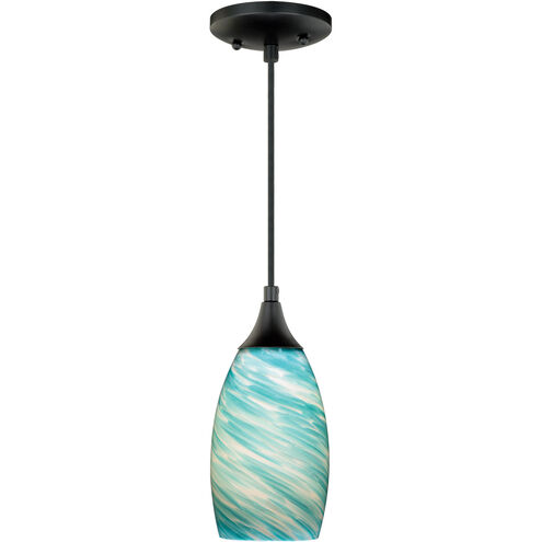 Milano LED 4.75 inch Oil Rubbed Bronze Mini Pendant Ceiling Light