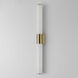 Tubo LED 30 inch Natural Aged Brass Bath Vanity Light Wall Light