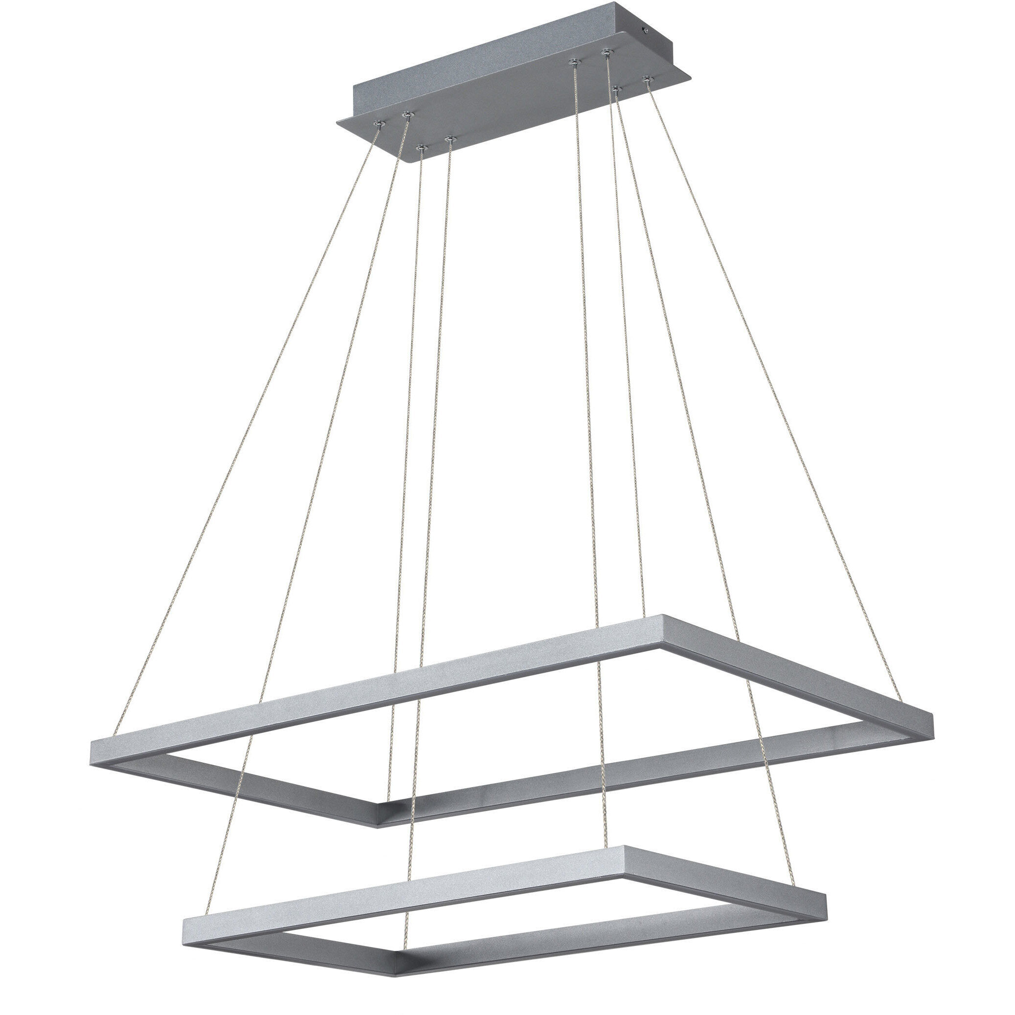 Atria Duo 17.25 inch Silver Chandelier Ceiling Light