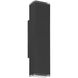 Jasper LED 20 inch Textured Black Exterior Wall Sconce