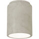 Radiance 1 Light 6.5 inch Antique Patina Outdoor Flush-Mount in Incandescent