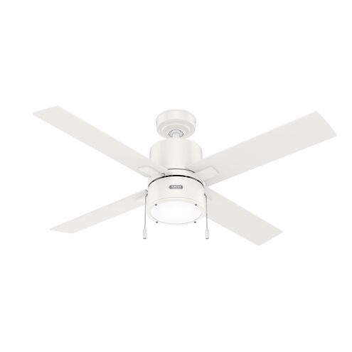 Beck 52 inch Fresh White with Light Oak/Fresh White Blades Ceiling Fan