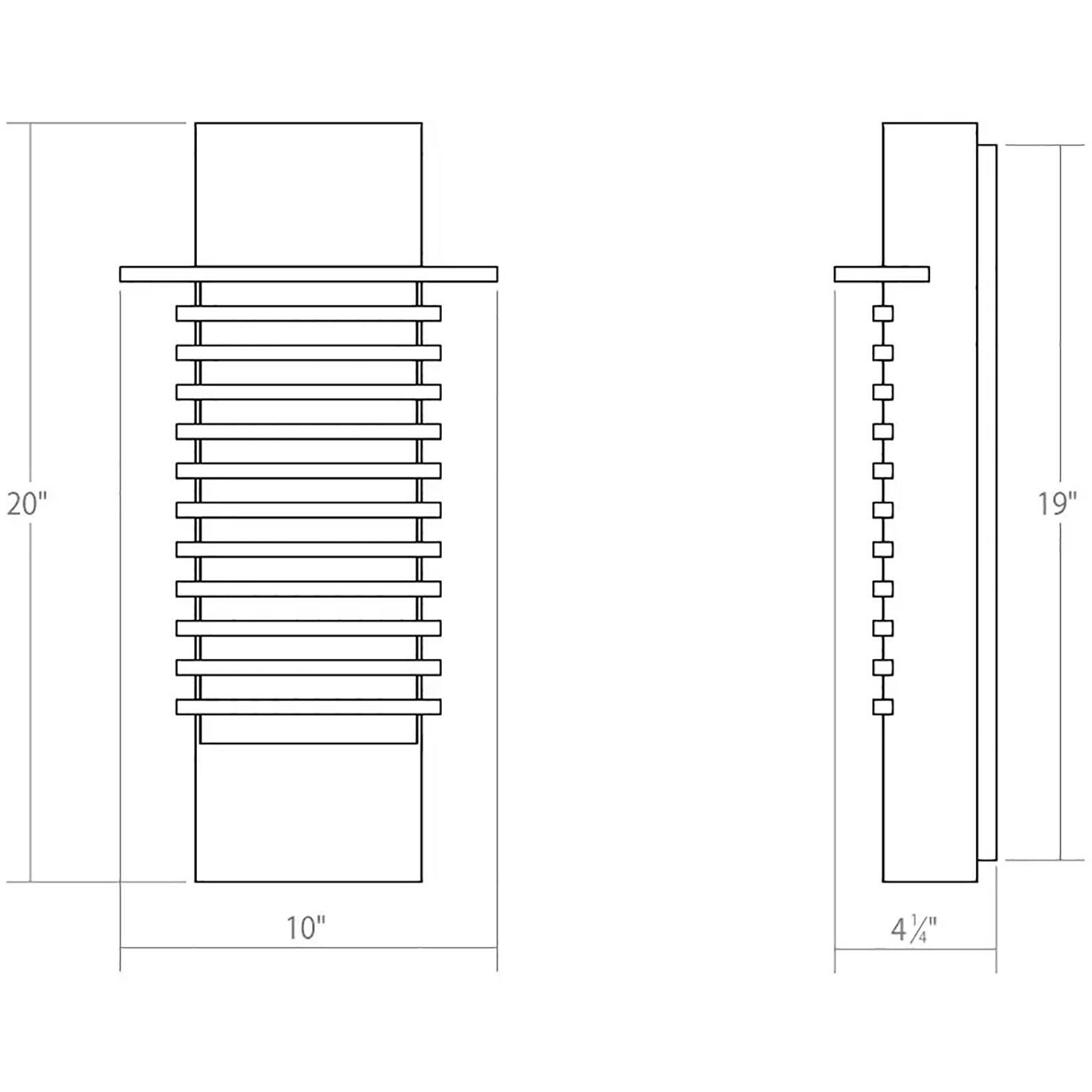 Kengo LED 10 inch Textured Gray Sconce Wall Light
