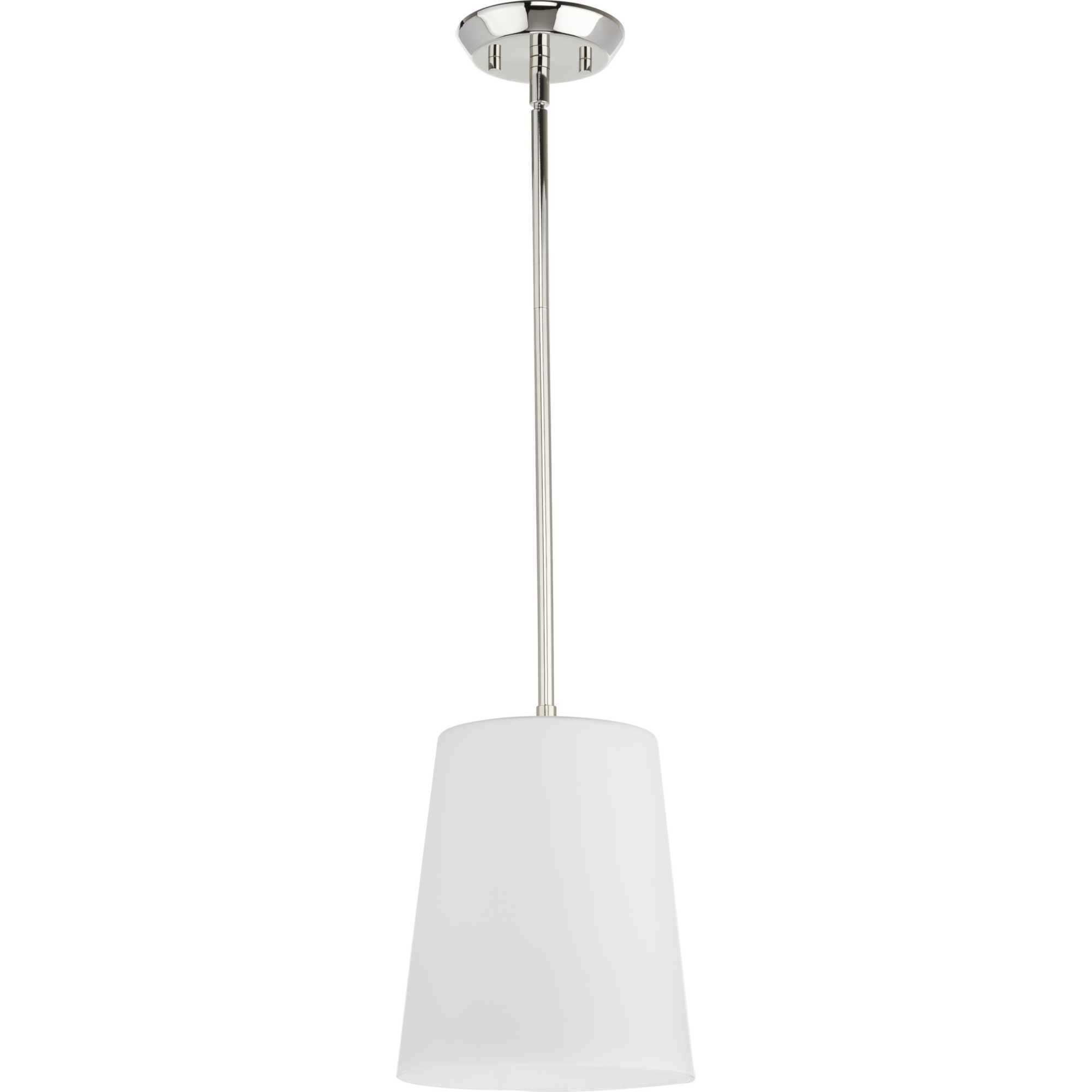 Clarion 1 Light 9 inch Polished Nickel Pendant Ceiling Light