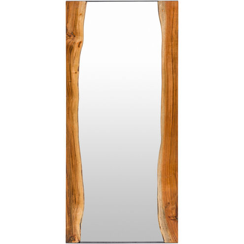 Fujian 69 X 31 inch Brown Full Length Mirror